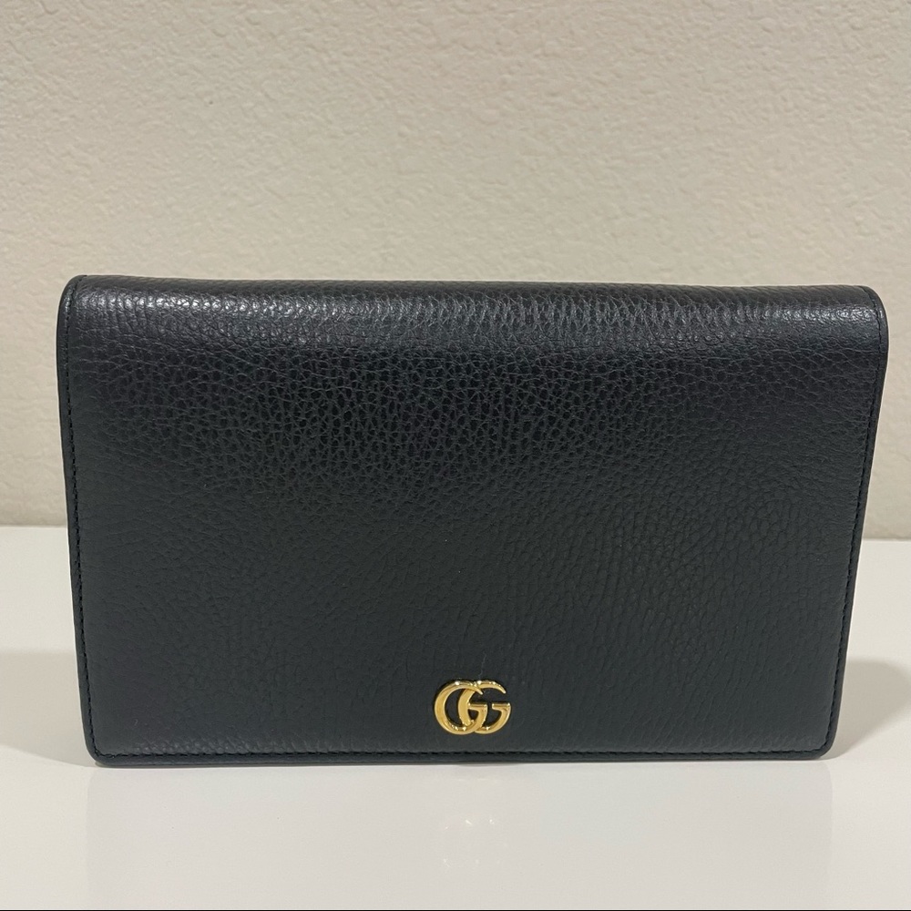 Gucci Marmont Leather Mini Chain Bag - Picture 2 of 11